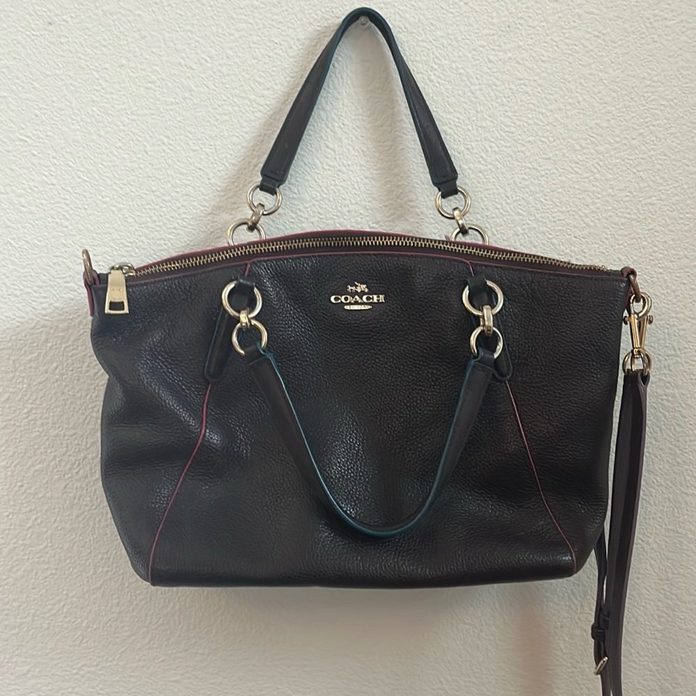 Coach Purse in Oxblood